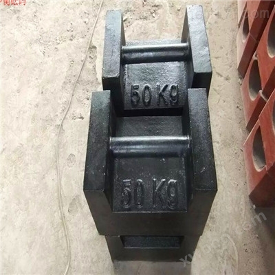 铸铁材质500公斤标准锁型圆柱形校验砝码