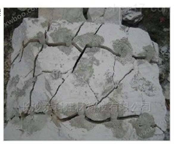 南平HSCA岩石、混凝土破碎剂：膨胀破碎石材