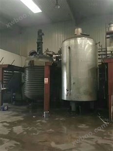 二手2000升不锈钢电加热反应釜回收价格透明