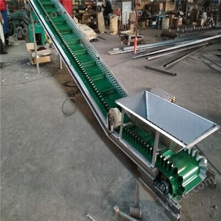 爬坡铝合金输送机自动流水线铝型材皮带机