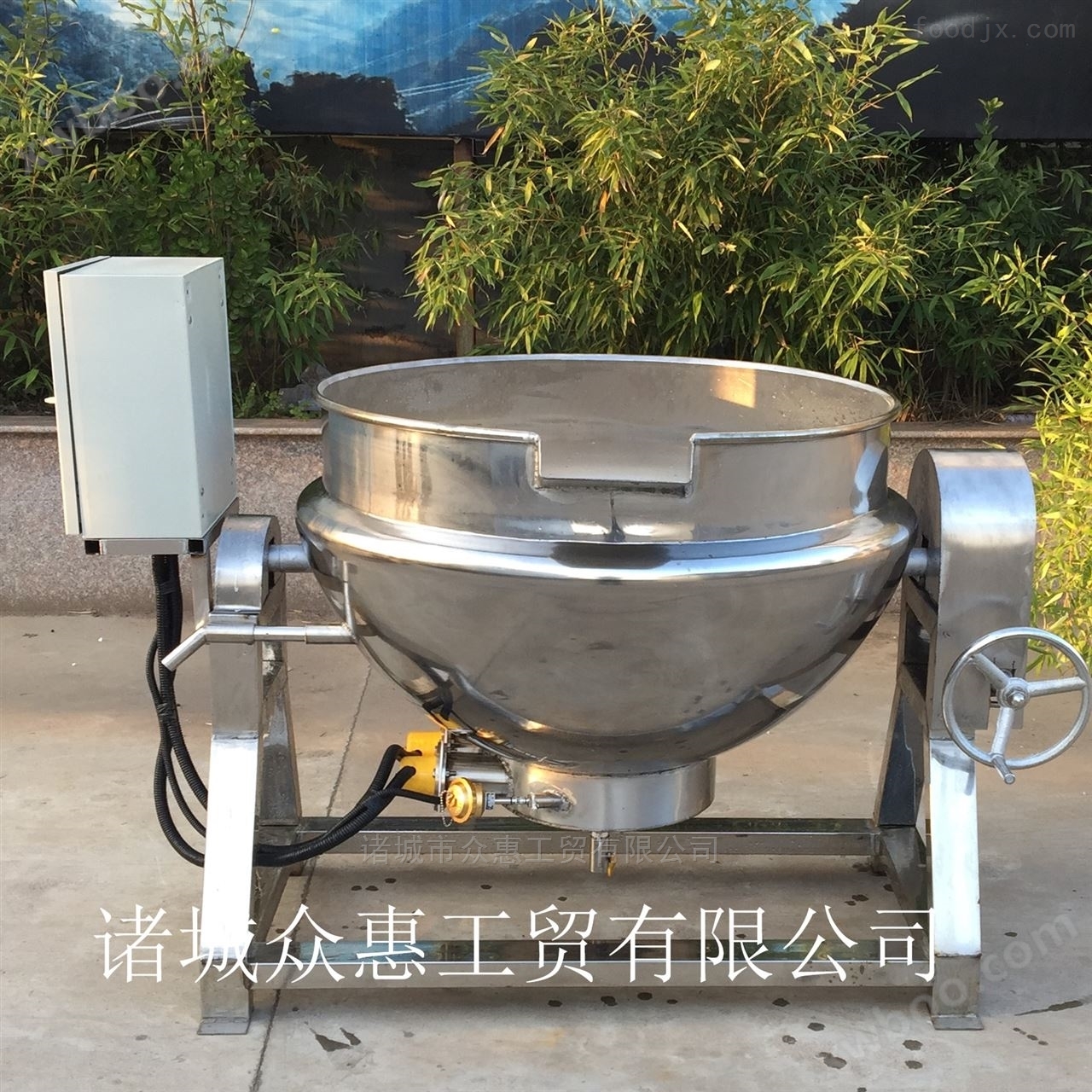 众惠牌大型搅拌不锈钢夹层锅专业定制
