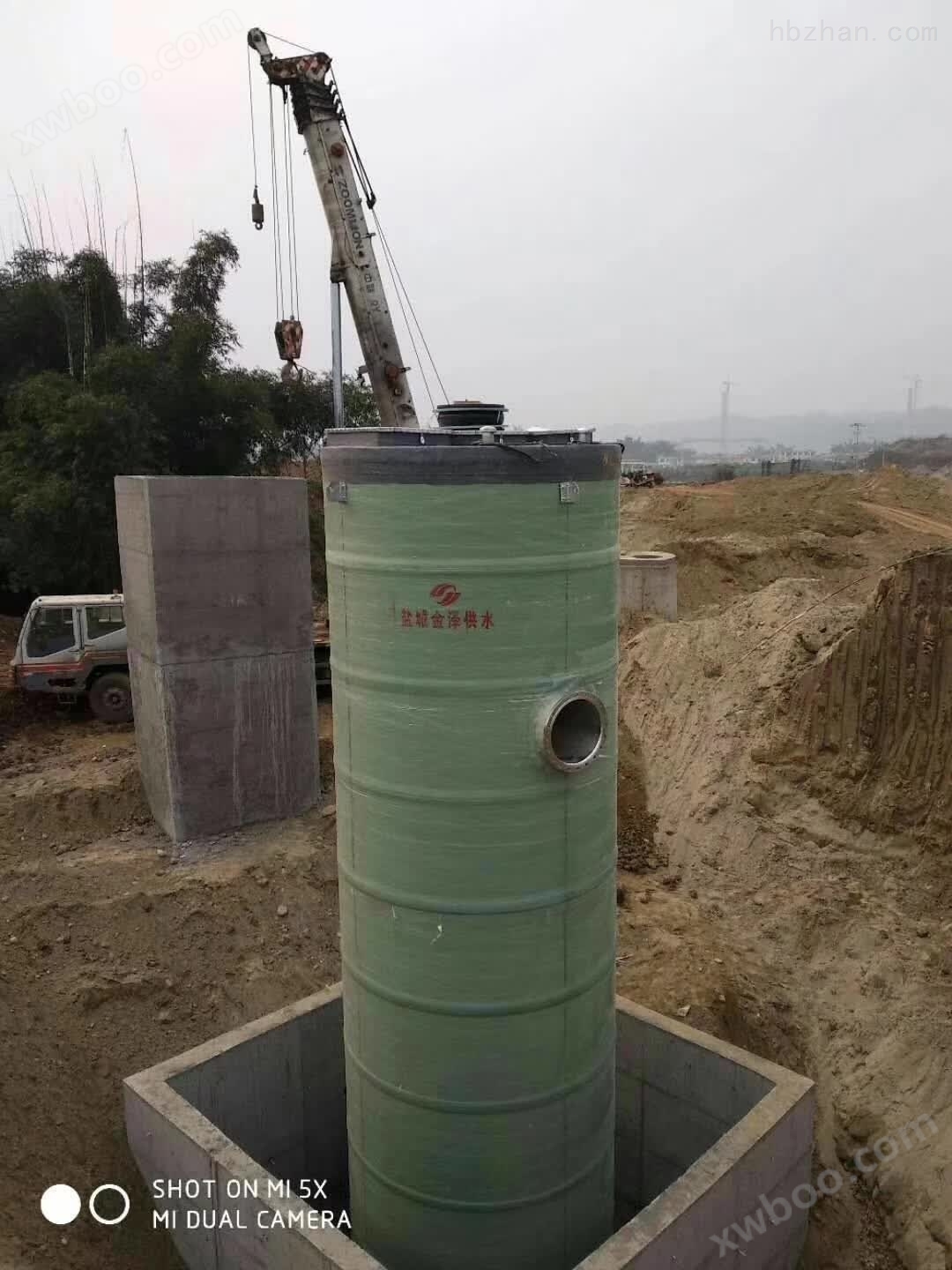 60000立方一体化污水泵站直径2m-直径4.2m