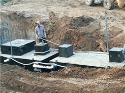一天150立方米地埋式一体化污水处理设备
