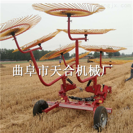 新款高效玉米秸秆圆盘式多功能搂草机