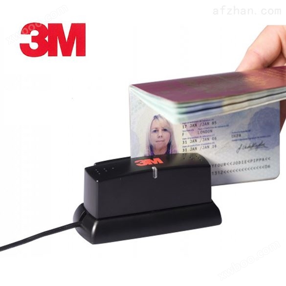 3M CR100证件阅读机 护照条码刷卡器